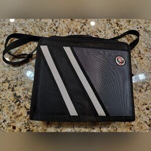 Case-it Z-Binder, 2in1, 1.5-Inch D-Ring Zipper, Grey, Black. Like New!